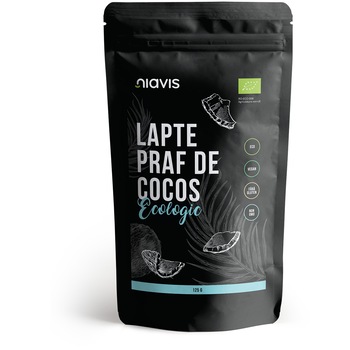 Lapte praf de cocos Niavis Eco, fara gluten, 125g Lapte praf de cocos Niavis Eco, fara gluten, 125g