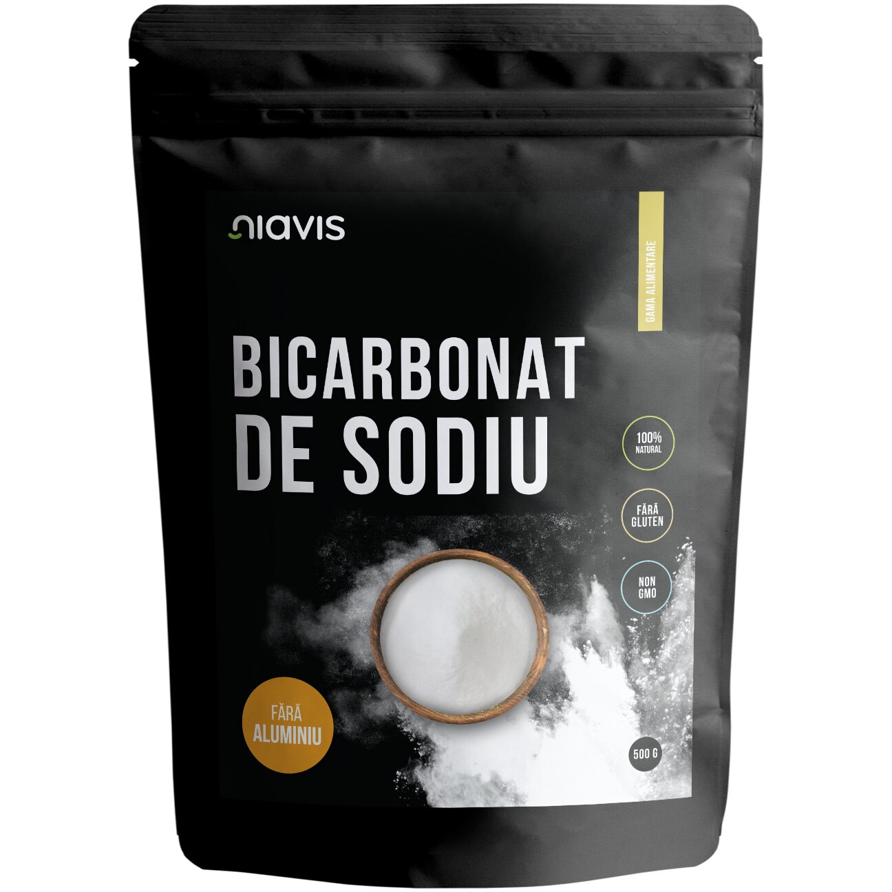 Bicarbonat de sodiu Niavis, fara gluten, 500g
