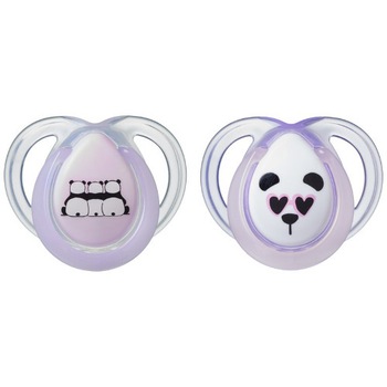 Suzete Tommee Tippee Ortodontice Anytime 0-6 Luni 2 Bucati, Urs Roz Suzete Tommee Tippee Ortodontice Anytime 0-6 Luni 2 Bucati, Urs Roz