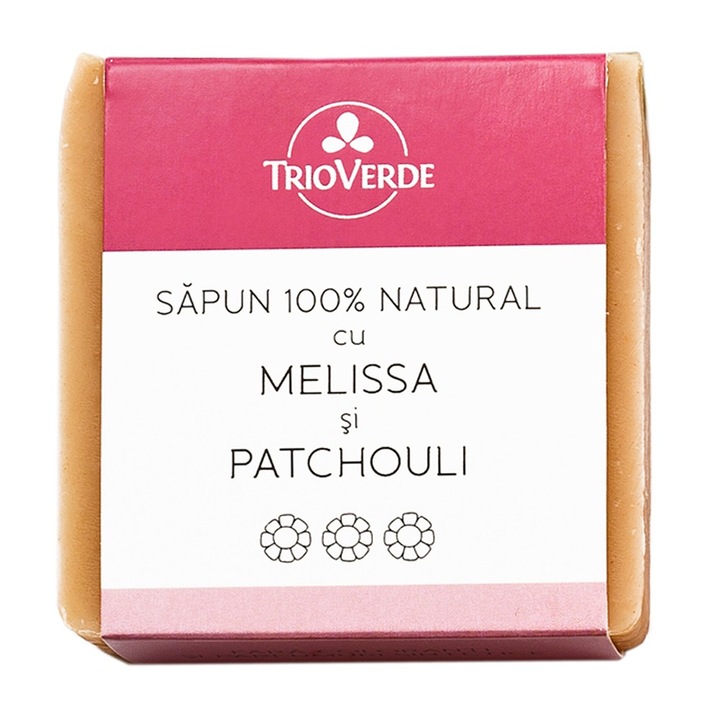 TRIO VERDE, Sapun Natural Cu Melissa Si Patchouli 110g