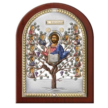 Icoana Pomul Vietii, ClassGifts, pe Foita de Argint 925 cu Aur Color 12x16cm Icoana Pomul Vietii, ClassGifts, pe Foita de Argint 925 cu Aur Color 12x16cm