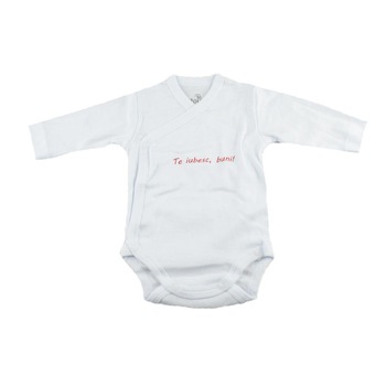 Body cu maneca lunga pentru fete Pifou Model 10 ML M10-ML8, Alb 50 cm Body cu maneca lunga pentru fete Pifou Model 10 ML M10-ML8, Alb 50 cm