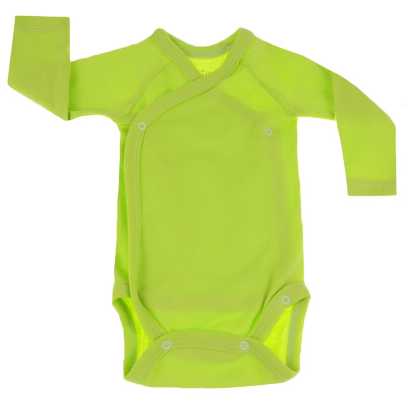 Body cu maneca lunga pentru bebelusi Pifou Model 10 ML10-V, Verde, 56 cm