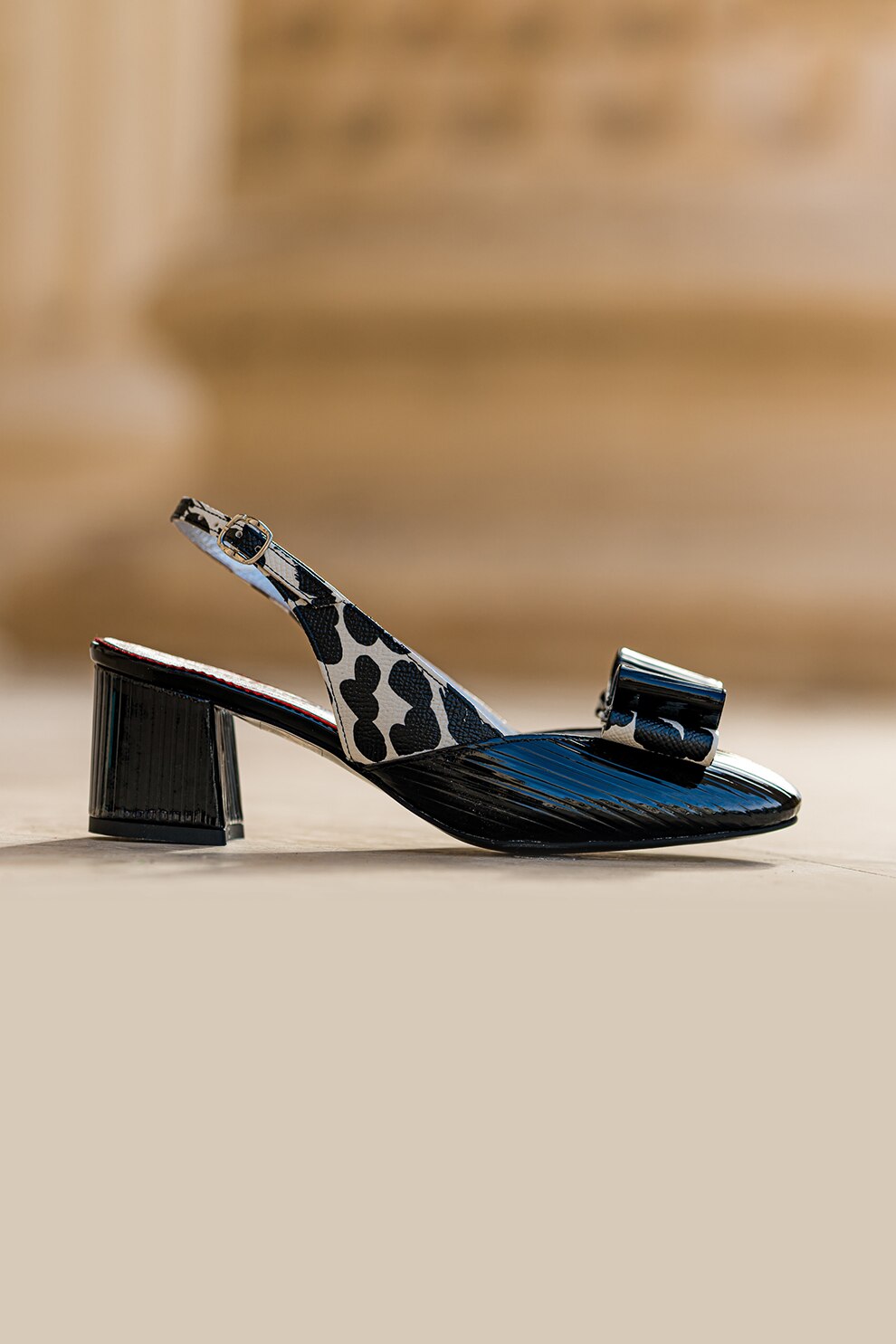 CONDUR by alexandru, Pantofi slingback de piele Joy