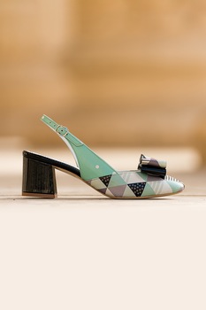 CONDUR by alexandru, Pantofi slingback de piele Joy CONDUR by alexandru, Pantofi slingback de piele Joy