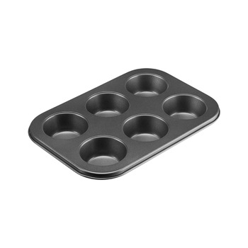 Forma pentru 6 briose, 26,5 x 18,5 cm, otel - Westmark Forma pentru 6 briose, 26,5 x 18,5 cm, otel - Westmark