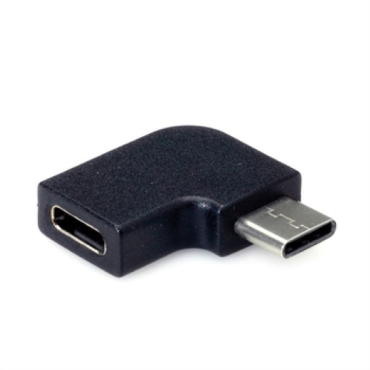 Adapter Digital One SP01417, USB Type C, 90°-ban dőlt, dugasz - anya