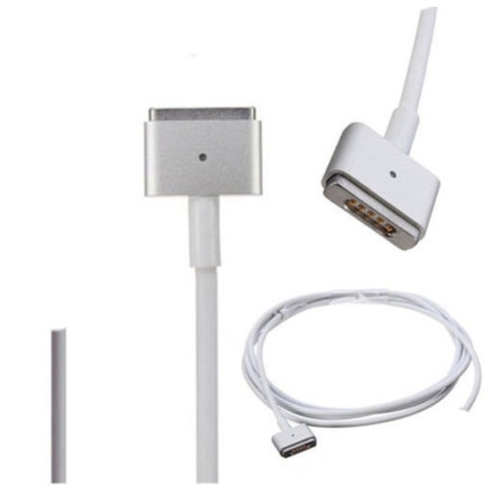 Macbook tápkábel SS000119, Magsafe2 T laptophoz, szürke, csak az adapter és a laptop közötti kábel