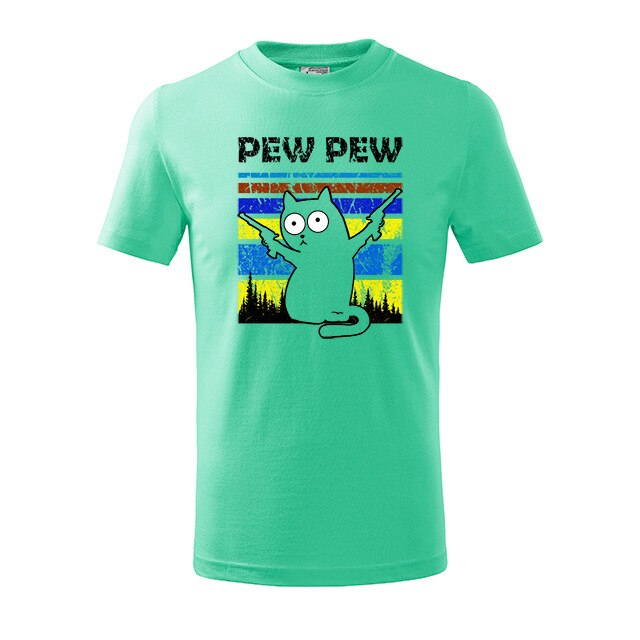 Tricou copii,K-off,Pew Pew Cat