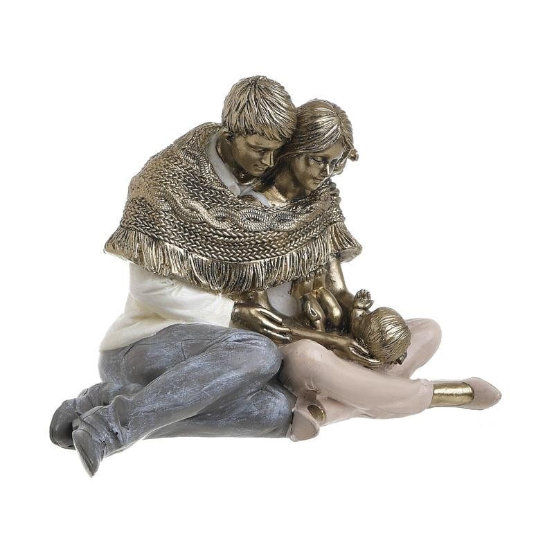 FIgurina din rasina Family multicolor 16 cm x 12 cm