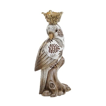 Suport lumanare din rasina Parrot multicolor 12 cm x 24 cm Suport lumanare din rasina Parrot multicolor 12 cm x 24 cm