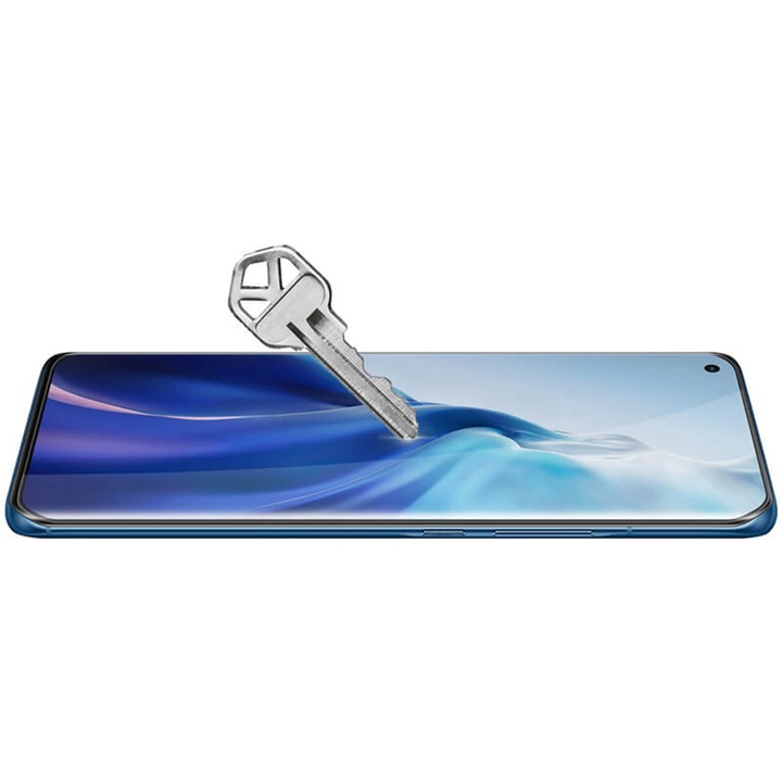 Протектор за екран, За Huawei P60 / P60 Pro, нечуплив мек хидрогел, първокласно закалено, Full Glue, пълно покритие на екрана, прозрачно
