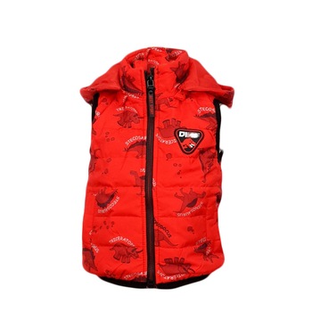 Vesta copii, rosie, primavara-toamna Vesta copii, rosie, primavara-toamna