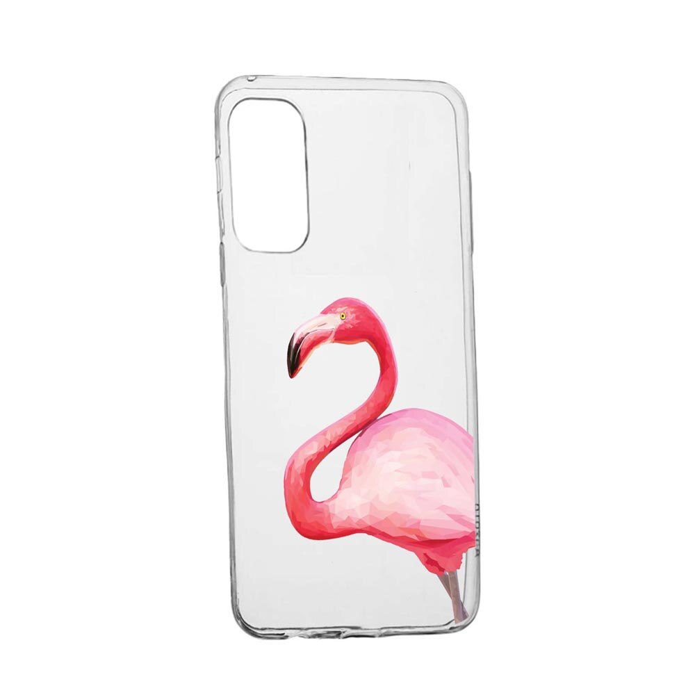 Husa Silicon Compatibila Cu OnePlus 9 Pro, Flamingo, rezistenta la uzura, anti-alunecare, 55