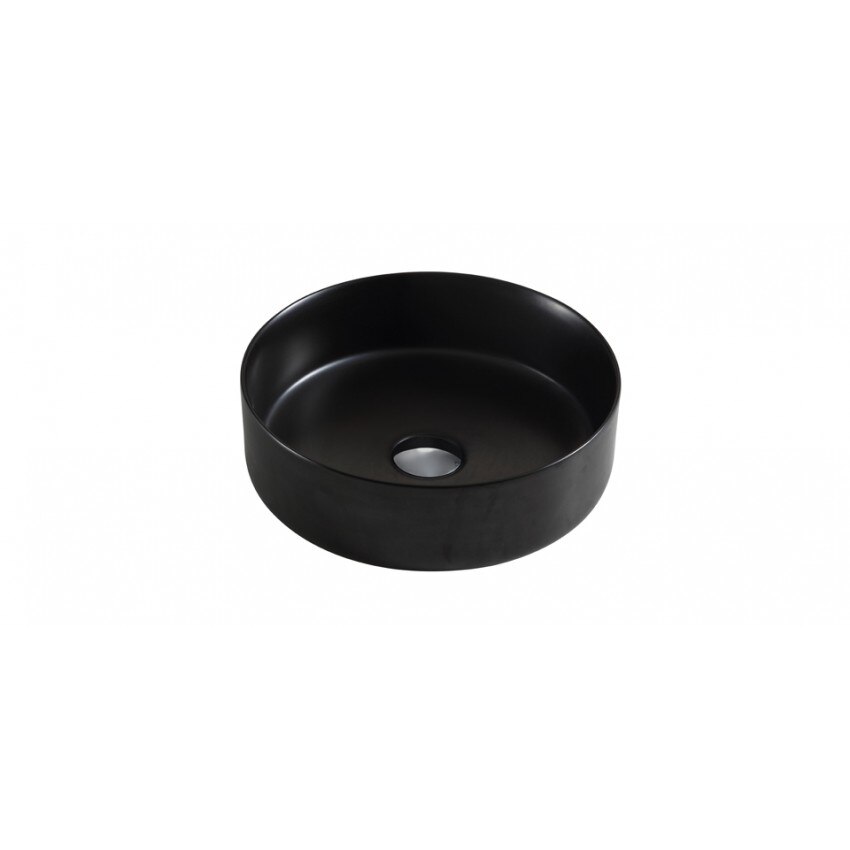 Lavoar portelan Rose Black, Wellis, pentru blat, negru