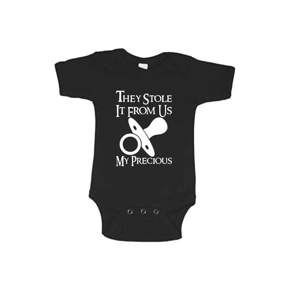 Body copii personalizat, My Precious, Negru