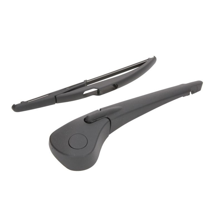 Set Brat stergator luneta, capac si lamela stergator, compatibil DACIA DOKKER MPV (KE_) 11.2012 - Prezent, negru