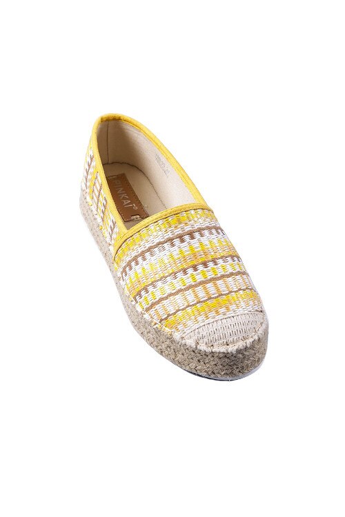 Espadrile dama Nadia Galben