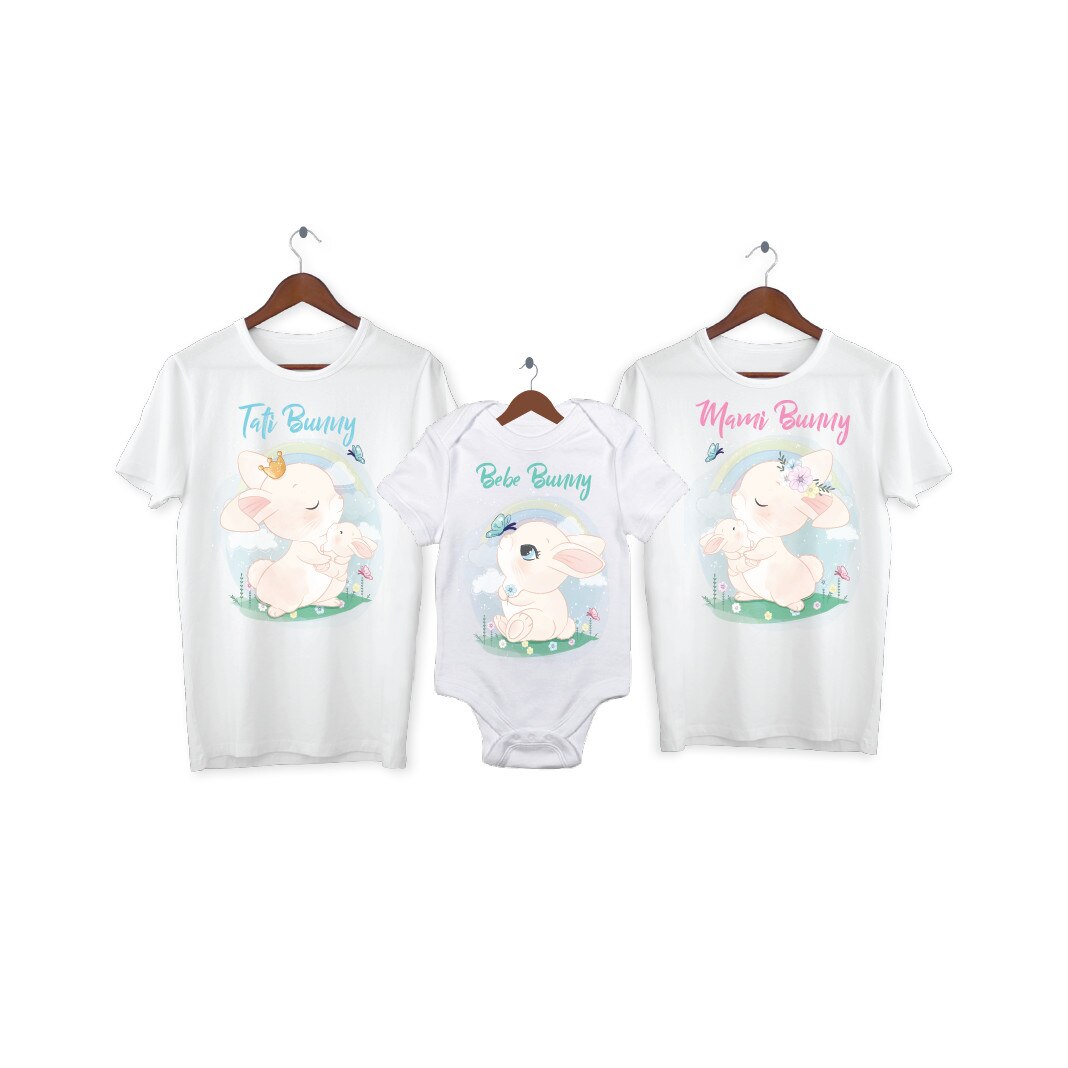 Set 2 tricouri si 1 body personalizate Paste, My Way, 37AI, Alb, 100% bumbac, S