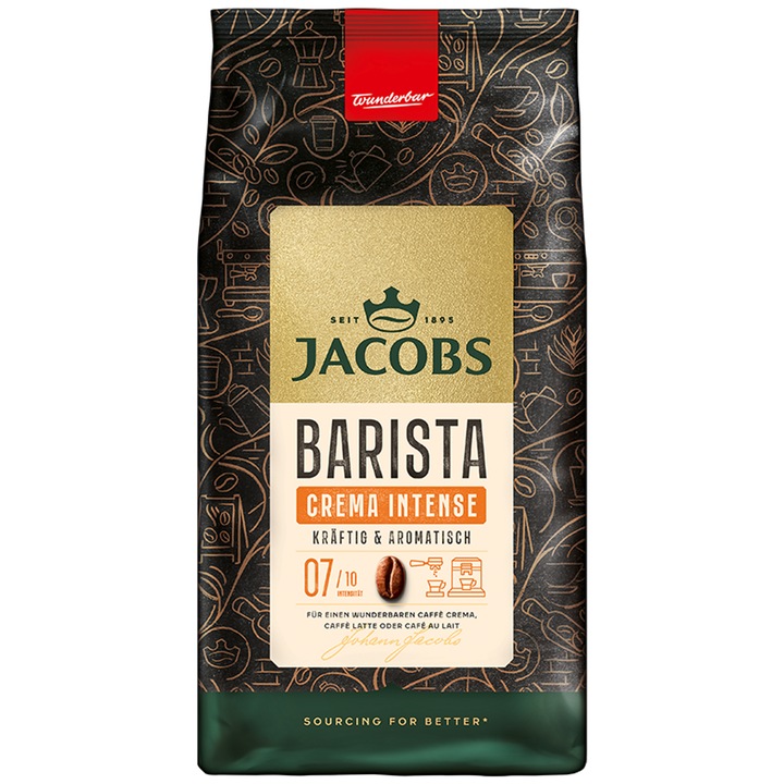 Jacobs Barista Editions Crema Intense boabe 1kg