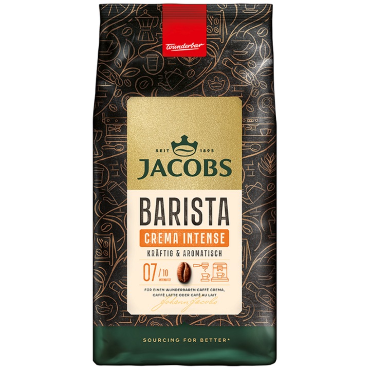 Jacobs Kávébab Barista intenzív krém, 1kg