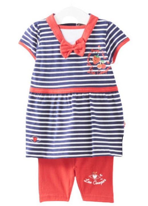 Set imbracaminte fete, Lee Cooper, Rosu, 6 luni