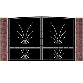 Poarta auto din tabla debitata model ART, 3000x2000 mm, Ferrobrand Poarta auto din tabla debitata model ART, 3000x2000 mm, Ferrobrand