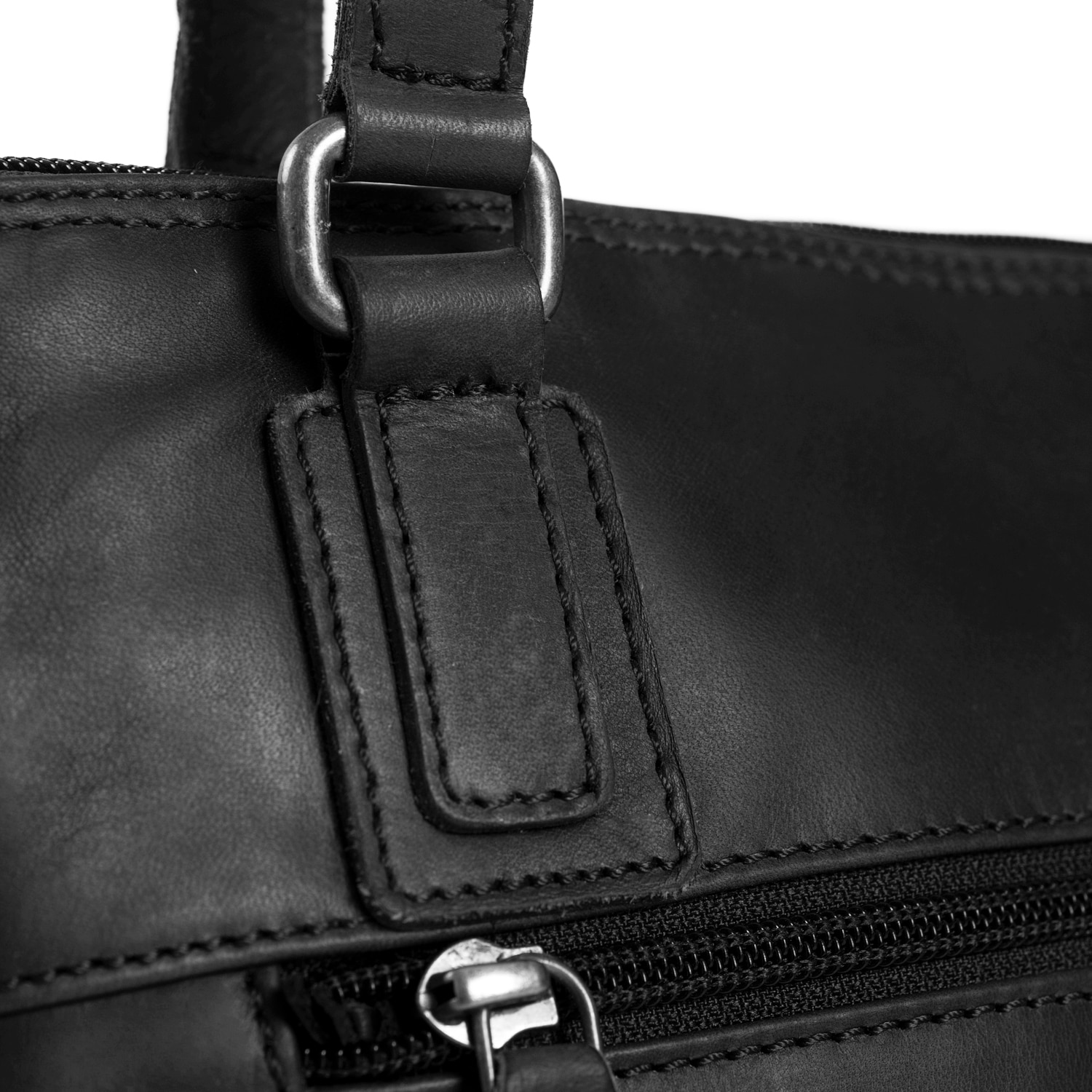 Geanta de laptop din piele naturala, The Chesterfield Brand, Manon, 14 inch, Negru