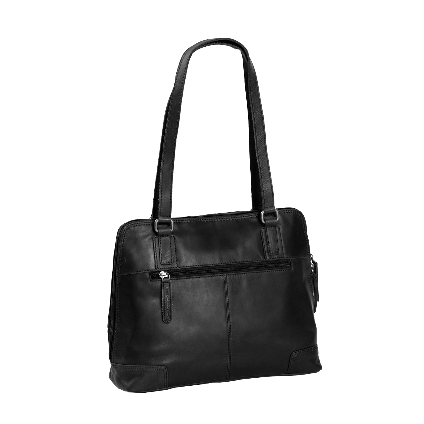 Geanta de laptop din piele naturala, The Chesterfield Brand, Manon, 14 inch, Negru