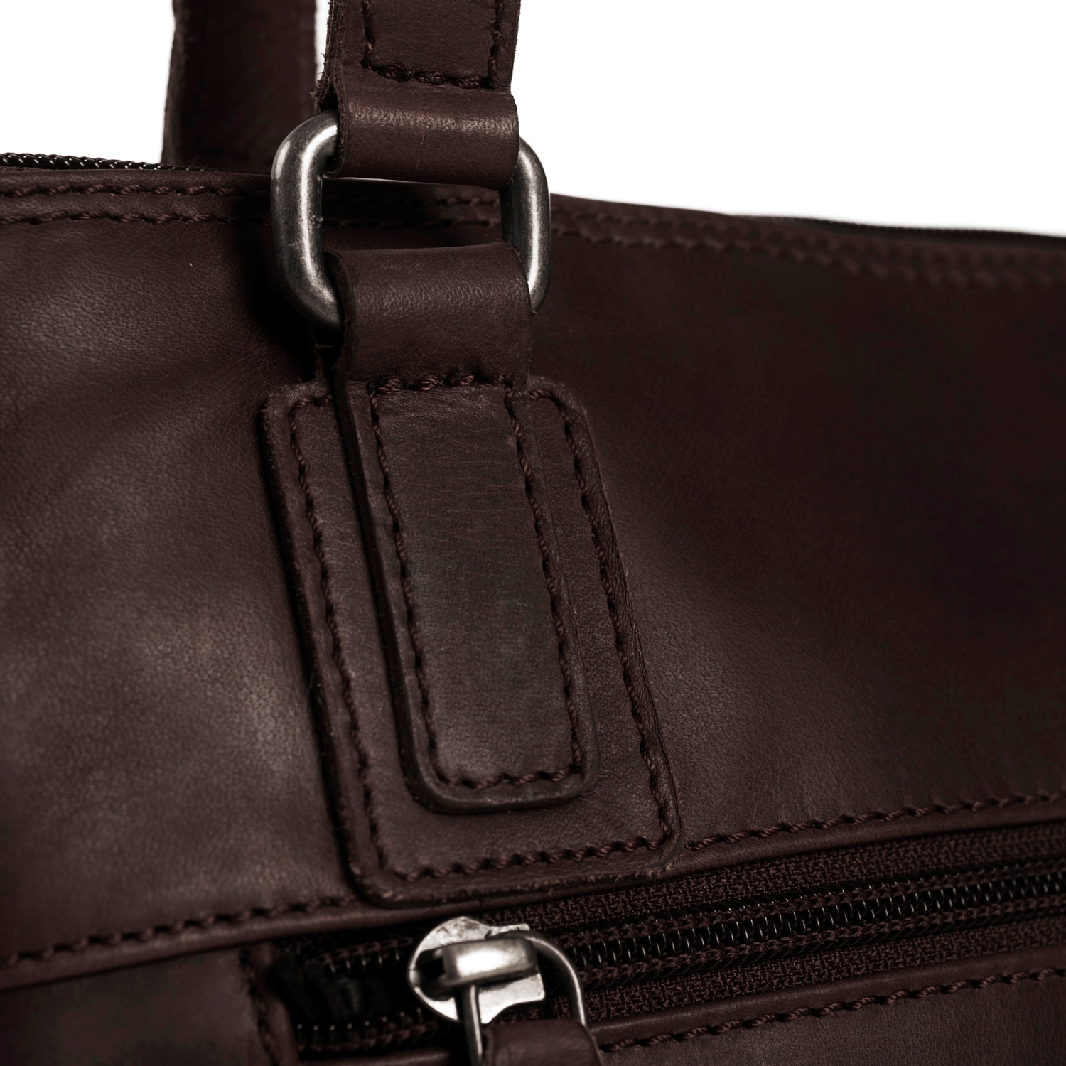 Geanta de laptop din piele naturala, The Chesterfield Brand, Manon, 14 inch, Maro inchis