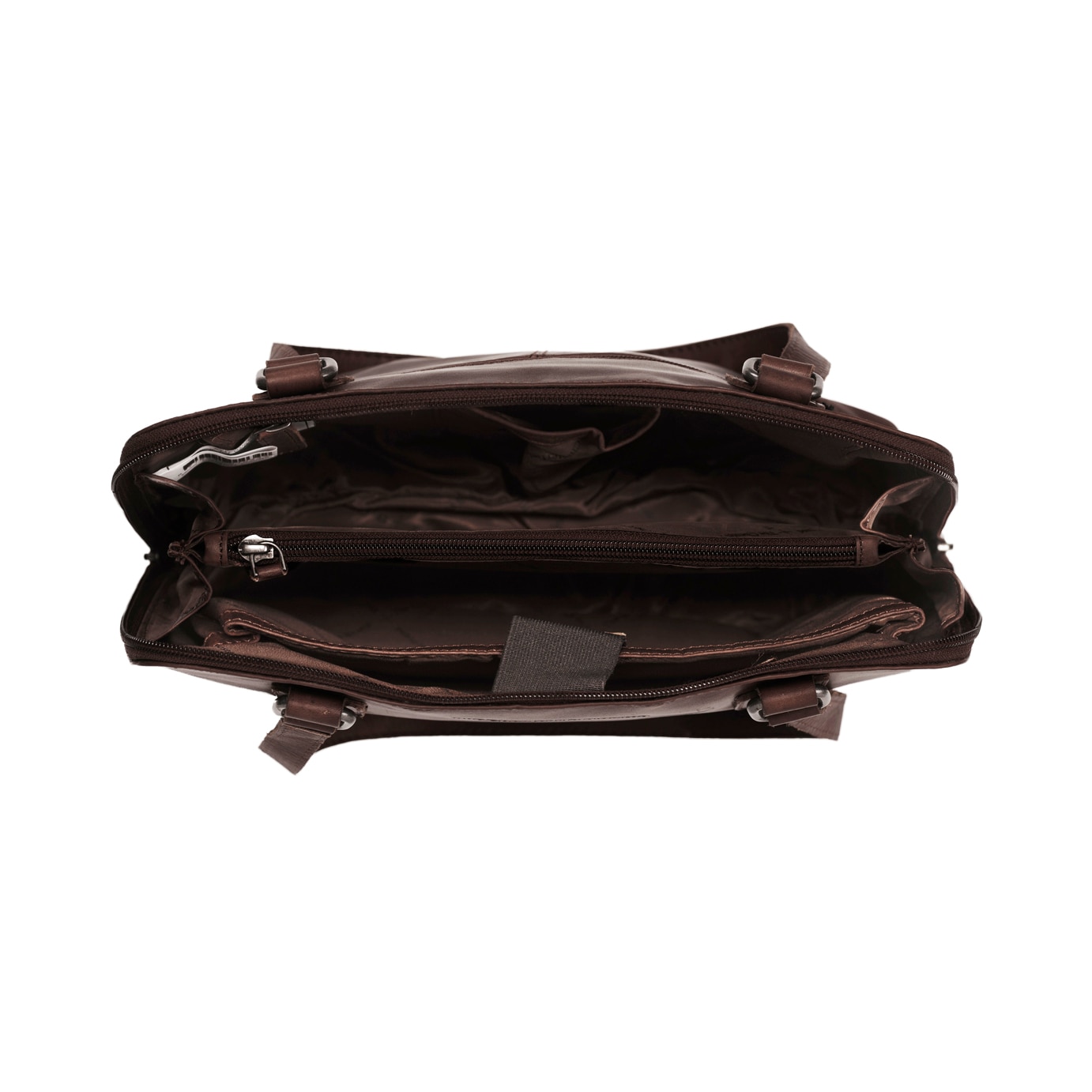 Geanta de laptop din piele naturala, The Chesterfield Brand, Manon, 14 inch, Maro inchis
