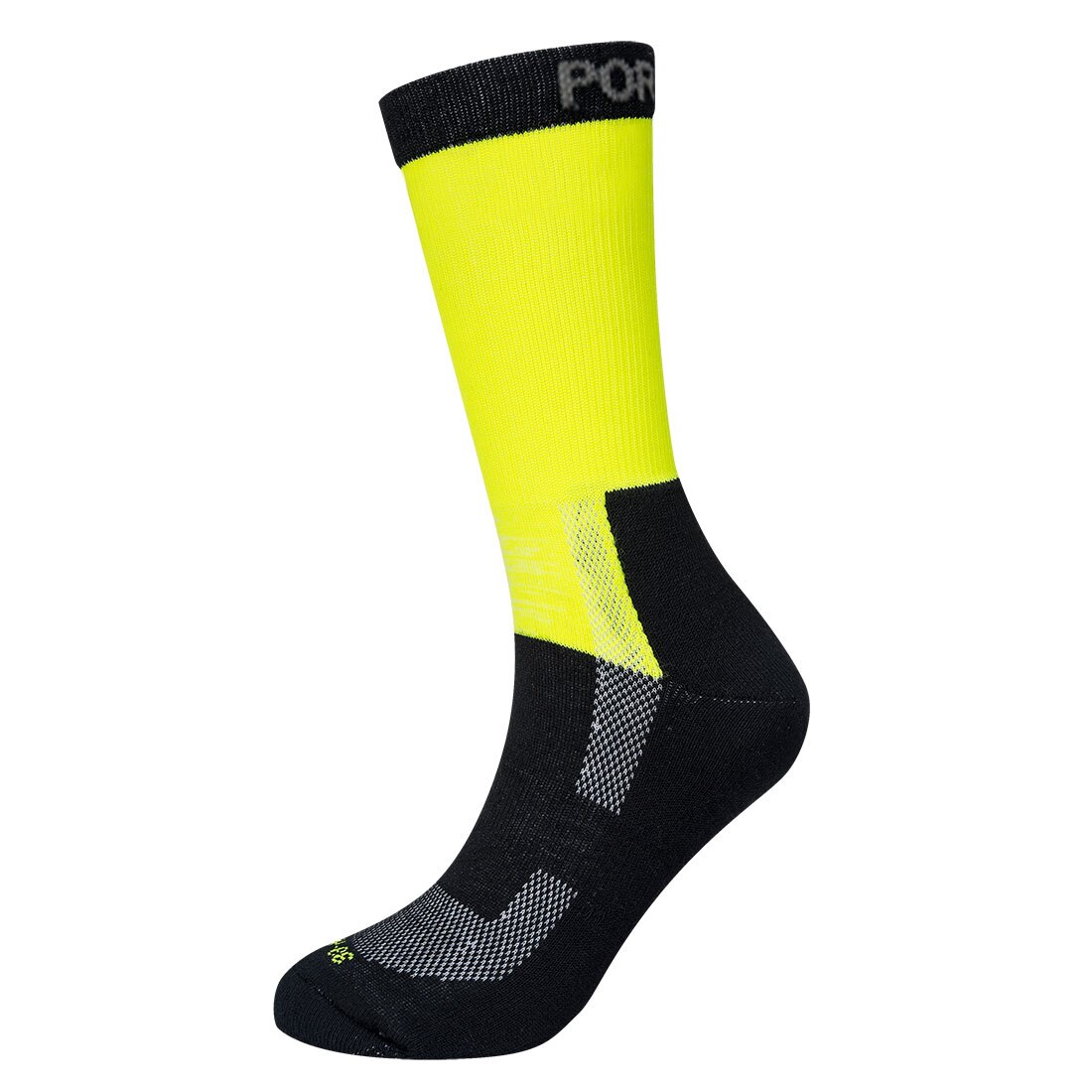 Sosete Usoare Hi-Vis Reflective, Galben Reflectorizant, L