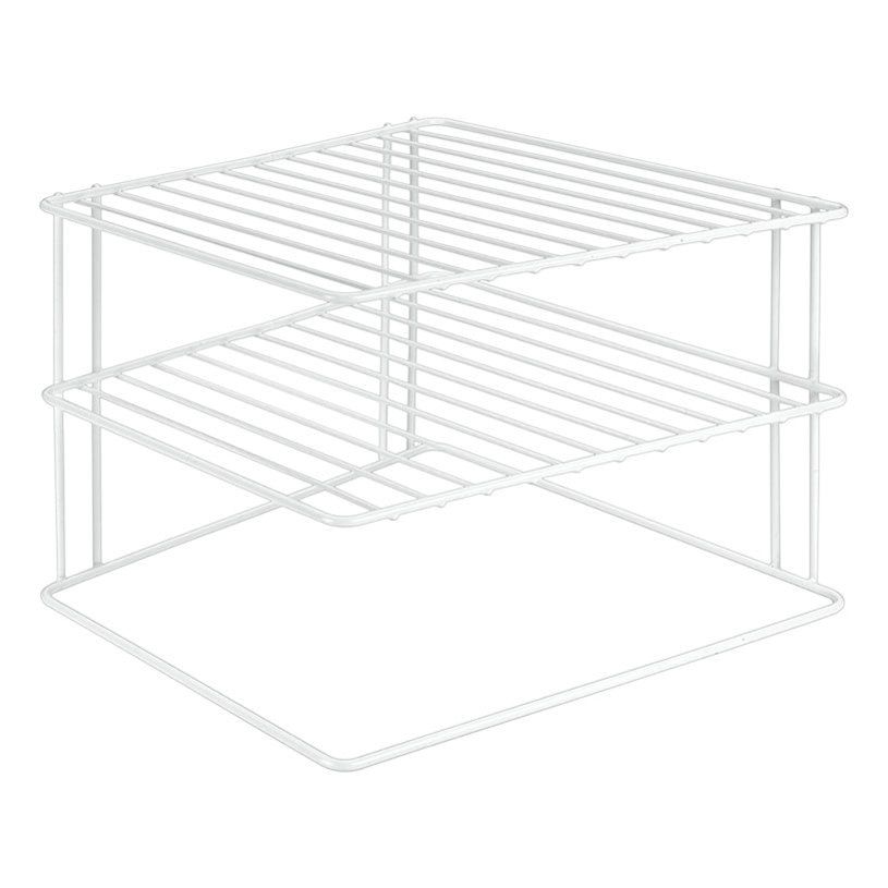 Suport tacamuri de bucatarie METALTEX Mark.B7, Metal, Alb, 25x25x19 cm