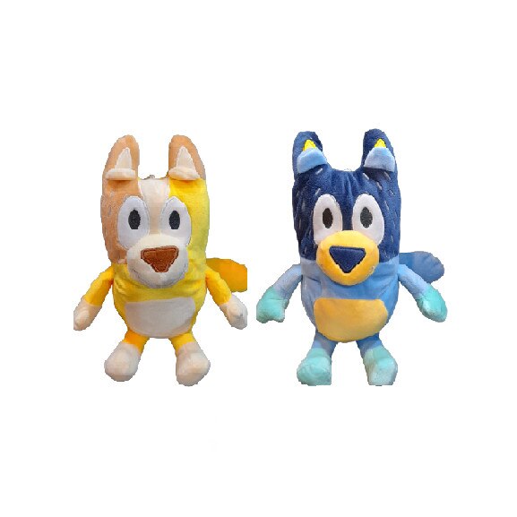 Set jucarii din plus mama Chilli si tatal Bandit din Bingo si Bluey