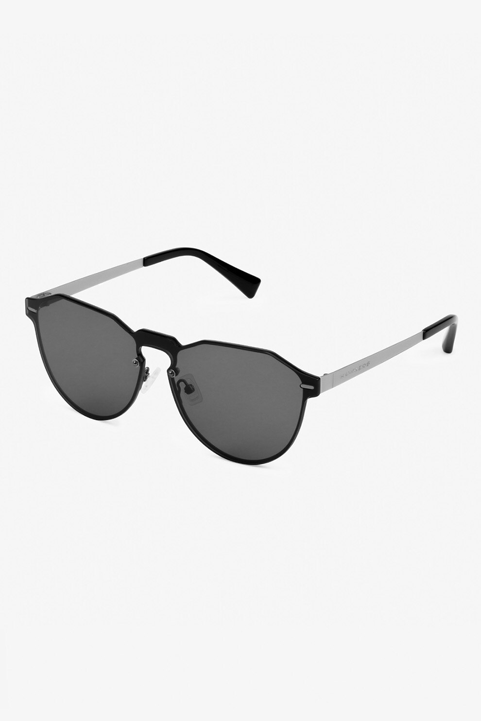 Hawkers, Ochelari de soare unisex cu brate din otel inoxidabil Warwick, Negru, 141-00-140 Standard