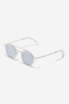 Hawkers, Ochelari de soare hexagonali unisex Citybreak, Alb/Argintiu, 46-27-140 Standard Hawkers, Ochelari de soare hexagonali unisex Citybreak, Alb/Argintiu, 46-27-140 Standard