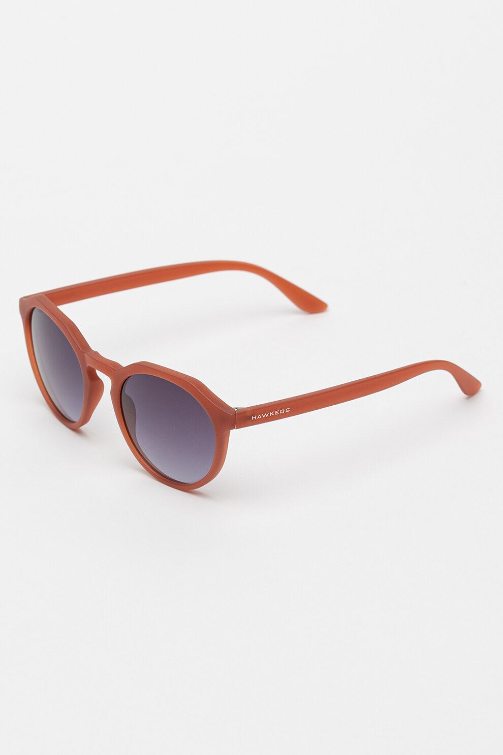 Hawkers, Ochelari de soare rotunzi unisex cu lentile in degrade Warwick, Scortisoara, 51-20-140 Standard