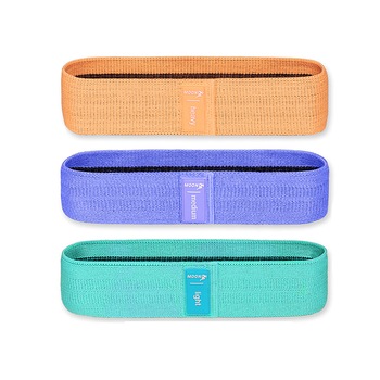 Set 3 benzi elastice fitness Odyssey Life, din bumbac si latex,3 niveluri de rezistenta, portocaliu pastel , lila pastel, verde pastel Set 3 benzi elastice fitness Odyssey Life, din bumbac si latex,3 niveluri de rezistenta, portocaliu pastel , lila pastel, verde pastel