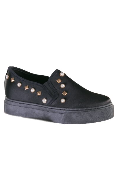 Espadrile dama Gloss Negru