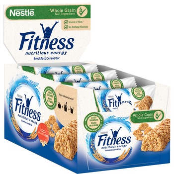 Baton de cereale Nestle Fitness Natural, 16x23.5g Baton de cereale Nestle Fitness Natural, 16x23.5g