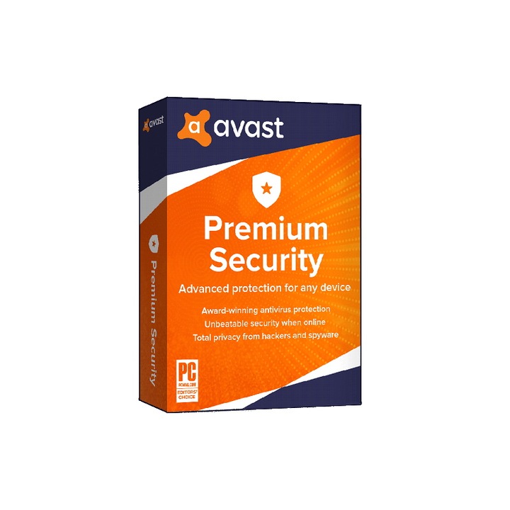 Антивирусна програма Avast, Premium Security 1, 1 година електронен лиценз