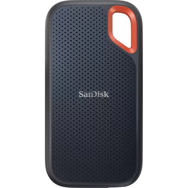 Външен SSD SanDisk Extreme 4TB Portable SSD - up to 1050MB/s Read and 1000MB/s Write Speeds, USB 3.2 Gen 2, 2-meter drop protection and IP55 resistance, EAN: 619659184704 SDSSDE61-4T00-G25