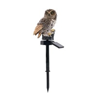 lampa solara led pentru curte sau gradina model bufnita inaltime 43 cm 40mah 02w maro imagen 5_0_
0