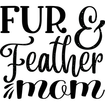 Sticker decorativ perete / geam, Fur and feather mom, 30x26 cm Sticker decorativ perete / geam, Fur and feather mom, 30x26 cm