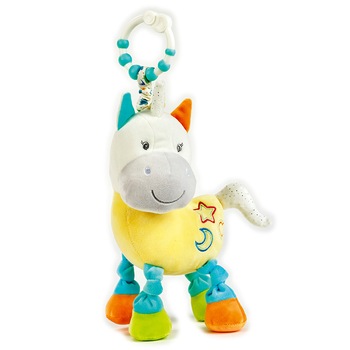 Jucarie de plus Venturelli Zornaitoare unicorn bebe Jucarie de plus Venturelli Zornaitoare unicorn bebe