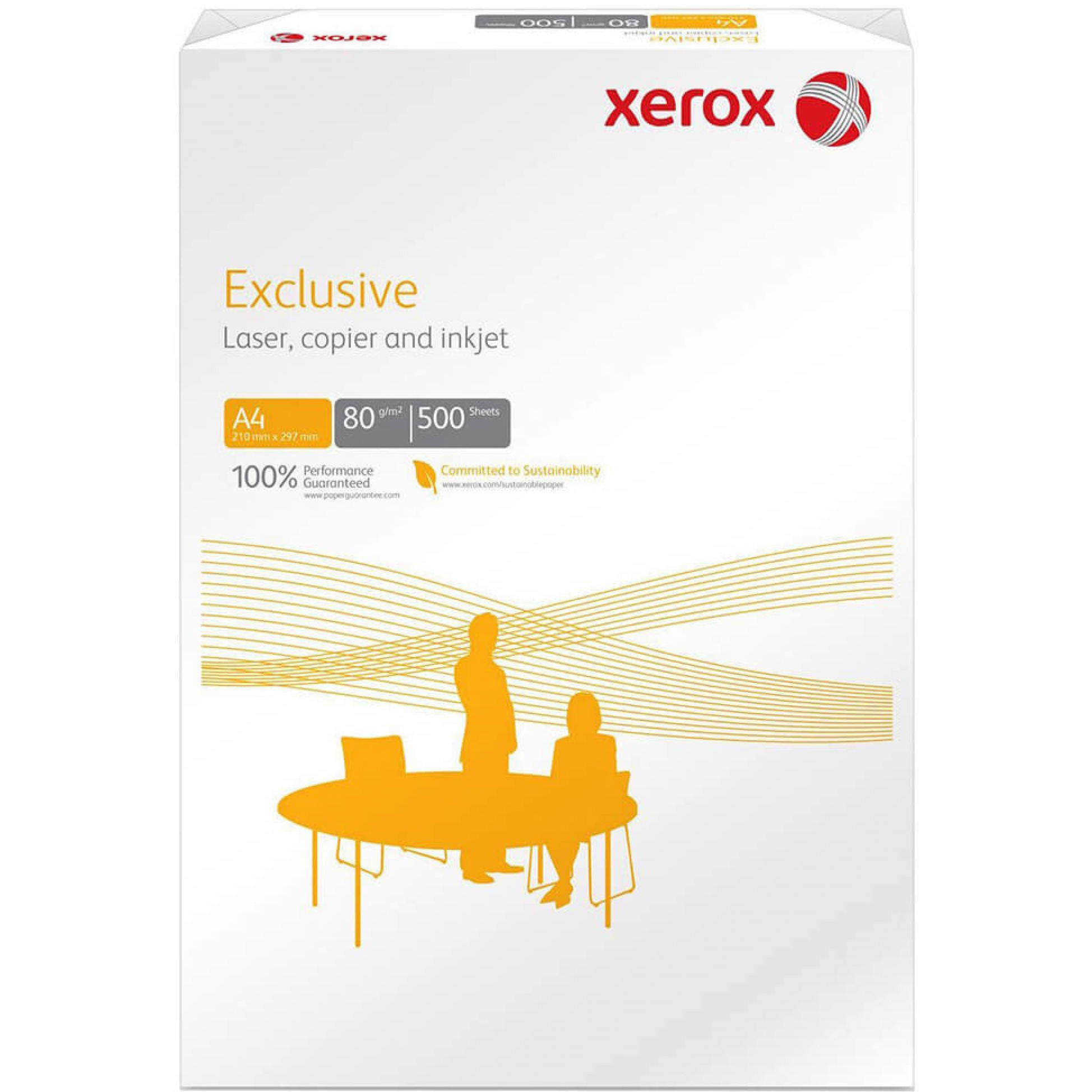 Hartie copiator Xerox Exclusive, A4, 80g/mp, 500/top