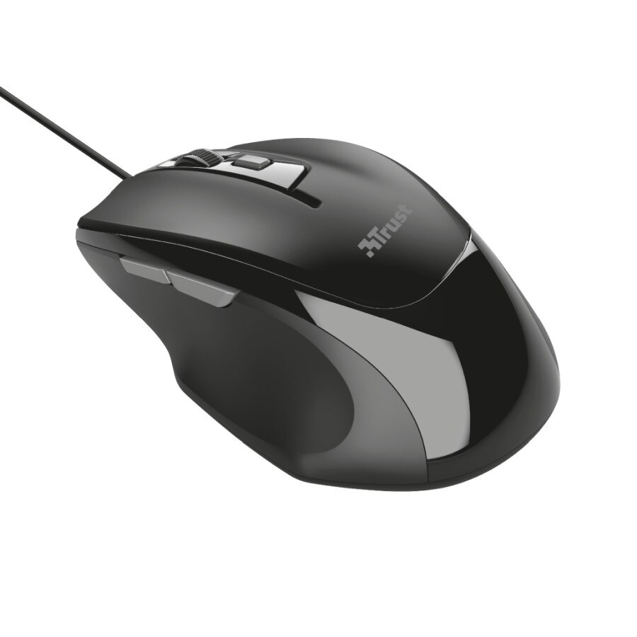 Mouse Trust, Confort, 4 nivele DPI, Negru