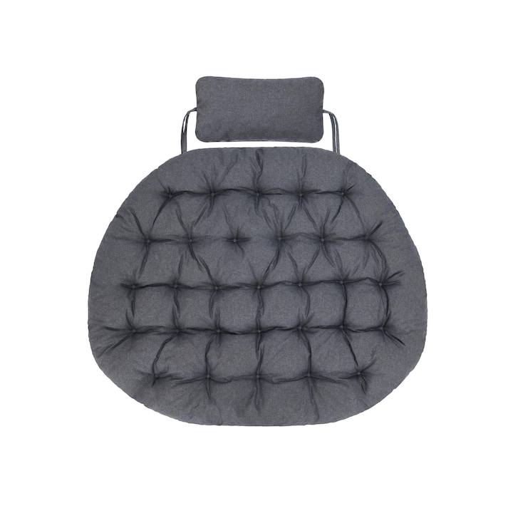 Градинска възглавница за стол Hobbydog, Луна, Тъмносиня, Еколен, 128x100x8 см