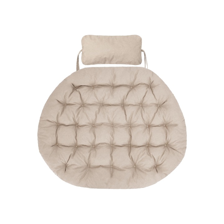 Perna de gradina pentru fotoliu suspendat, perna impermeabila pentru cuib si leagan