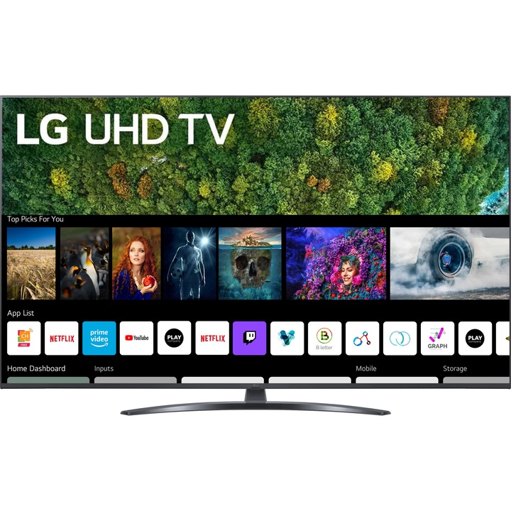 televizor LG 55UP78003LB, 139 cm, Smart TV, 4K Ultra HD, LED ieftin